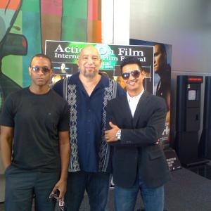 Darren Law, Del Weston, Rav Val Denegro at Action On Film Festival