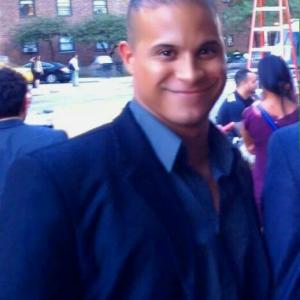 Taken while filming for TV show Person of interest