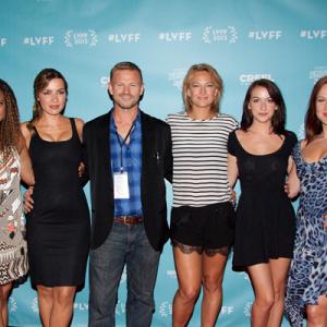 Bailey Borders with RAZE castmates at the Las Vegas Film Festival