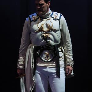Christopher R Ellis as Lucius in the Utah Shakespeare Festival 2012 production of Titus Andronicus.