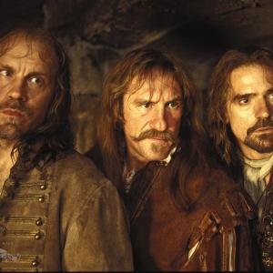 Still of Grard Depardieu Jeremy Irons and John Malkovich in The Man in the Iron Mask 1998