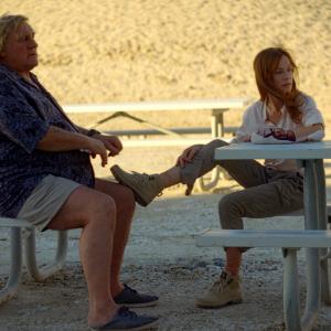 Still of Gérard Depardieu and Isabelle Huppert in Valley of Love (2015)