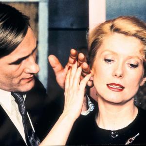 Still of Catherine Deneuve and Grard Depardieu in Le dernier meacutetro 1980