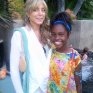 Alexis with Marla Maples at the lauching of Rainbow Mars Book.