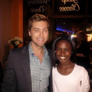 Lexi with Lance at the LA Ballroom event