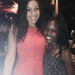Lexi with Jordan Sparks at the Mom's Night Out afterparty.