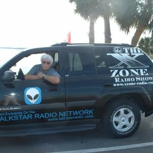 Rob McConnell in The 'X' Zone Radio & TV Show Cruiser
