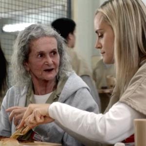 Pat Squire and Taylor Schilling from Orange is the New Black