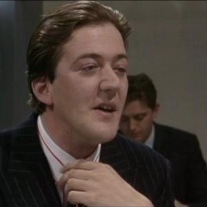 Still of Stephen Fry in The New Statesman 1987