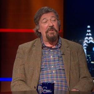 Still of Stephen Fry in The Colbert Report 2005