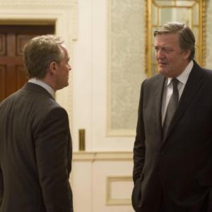 Still of Stephen Fry and Tate Donovan in 24 Live Another Day 2014