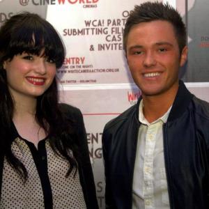 Rachel Wile  Declan Michael Laird at the 2012 Write Camera Action! Awards in Cineworld Cinema Glasgow