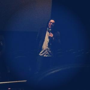 Jared Cooley at a QA at the Chattanooga Film Festival