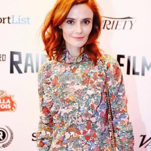 Rebecca Calder attends the premiere of Love Me Do at The 23rd Raindance Film Festival Piccadilly London