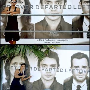 In front of my billboard for The Leftovers - HBO, across the Grove in Los Angeles. http://www.youtube.com/watch?v=dNvzJqN3wLs