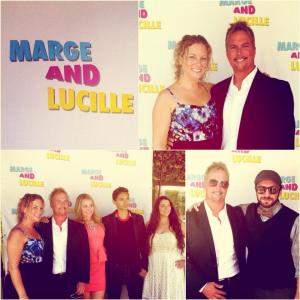 Marge and Lucille Premiere with Jaysn Douglass Victoria Blackburn Lara Fisher and Heather Grippaldi