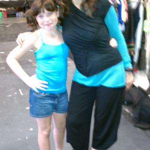 Toni Basil Did Hey Mickey song  Alyssa at rehearsals for DISH NETWORK commercial
