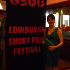 At Edinburgh Short Film Festival where Downsizer was an Official Selection