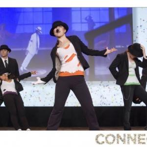Rebecca Ahn performing onstage with Jackson 7 dance group at the Google 2009 Sales Conference talent competition won First Place