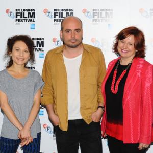 BFI  London Film Festival Press launch Chiara DAnna Peter Strickland and Claire Stewart