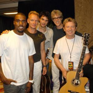 Sting, Stewart Copeland, Andy Summers, John Mayer and Kanye West