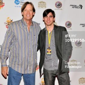 With good buddy Kevin Sorbo at celebrity poker game  Raise Your Hand for Africa  in Las Vegas