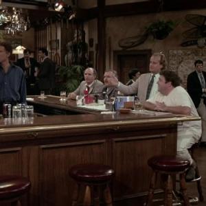 Still of Ted Danson, Kelsey Grammer, John Ratzenberger and George Wendt in Cheers (1982)