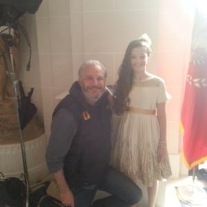 One of my most treasured pics On the set of Hunger Games Mockingjay I outside Paris with director Francis Lawrence