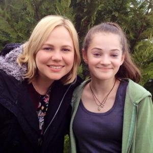 Here I am with Adelaide Clemens on the set of RECTIFY. It is a highly rated show on Sundance that recently won the Peabody Award! Watch for my episode coming up in a couple weeks, Season Three, Episode Five.