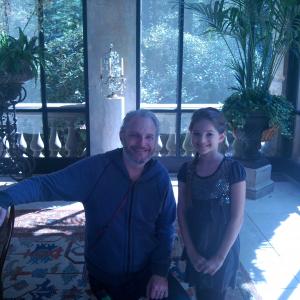 Erika Bierman and Francis Lawrence on the set of Hunger Games Catching Fire 092512