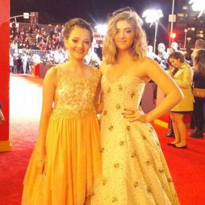 With Willow Shields at THG MJ II.