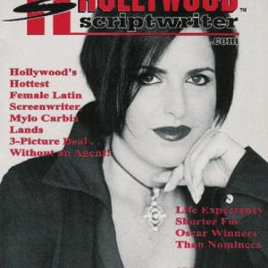 Mylo Carbia appeared on the cover of Hollywood Scriptwriter in October 2003