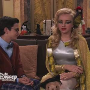 JJ Totah with Peyton List on Disney Channel show Jessie
