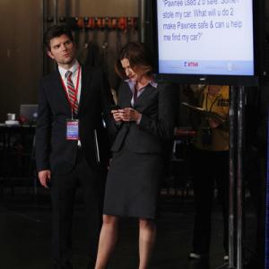 Still of Adam Scott and Kathryn Hahn in Parks and Recreation 2009