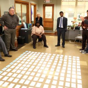 Still of Rob Lowe Adam Scott Jim OHeir Nick Offerman Amy Poehler Retta and Aziz Ansari in Parks and Recreation 2009