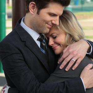 Still of Adam Scott and Amy Poehler in Parks and Recreation (2009)