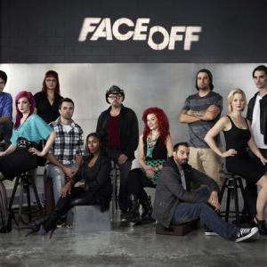 Still of Roy Wooley Laura Dandridge Jason Milani Alana Rose Nicole Chilelli and Tommy Pietch in Face Off A Force to Be Reckoned With 2012