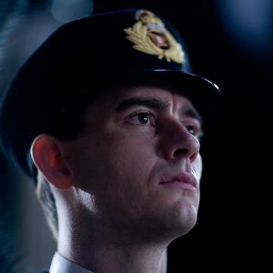 Ifan Meredith as Fifth Officer Lowe in Titanic for ABCITV