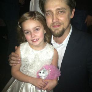 Morgan with DirectorWriter Andy Muschietti