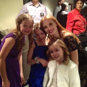 Megan Charpentier Isabelle Nelisse Jessica Chastain and Morgan McGarry