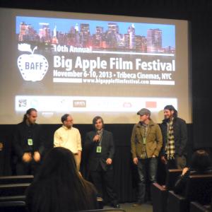 DirectorEditor Nick Levanti at the premiere of The Safe Room at the Big Apple FF at Tribeca Cinemas