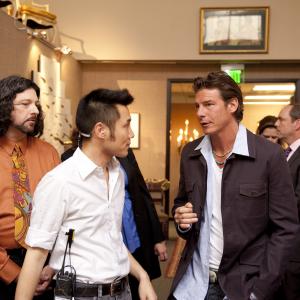 On the set of ABCs Great Big American Auction with Ty Pennington