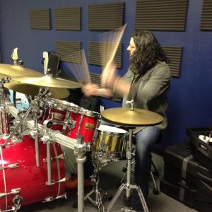 Greg on Drums - He is a multi-instrumentalist as well as a vocalist