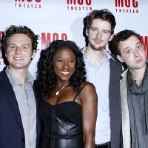 Jonathan Groff Rutina Wesley Will Rogers and Eddie Kaye Thomas at The Submission premiere in NYC