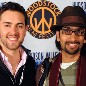 Paul Young and Kaushik Bhattacharya at Woodstock Film Festival 2012