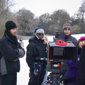 Filming on location in Hertfordshire England