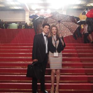 Lina Boycheva and Pablo Bubar at the opening gala screening of The Great Gatsby at the 66th Festival de Cannes (15 May - 26 May 2013)