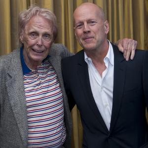 With Bruce Willis