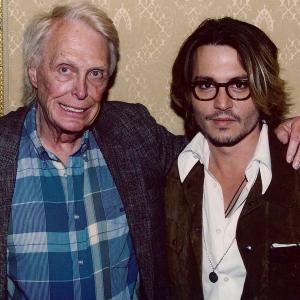 With Johnny Depp