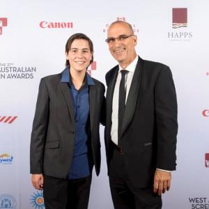 West Australian Screen Awards 2015 with Business Development Manager, Patrick Horneman, from Media Super